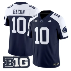 Caleb Bacon Jersey #10 Penn State 2026 Limited Stitched by My Store NCAA Football Jerseys