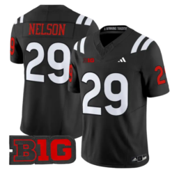 Carter Nelson Jersey #29 Nebraska Cornhuskers 2026 Vapor Limited Stitched by My Store NCAA Football Jerseys