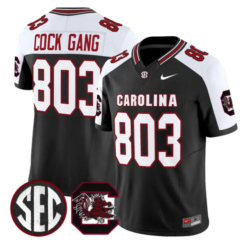 Cock Gang Jersey #803 South Carolina Gamecocks 2026 Limited Stitched by My Store NCAA Football Jerseys