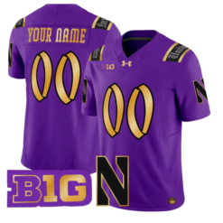 Custom Northwestern Wildcats Jersey Name, Number 2026 Vapor Limited Stitched by My Store NCAA Football Jerseys