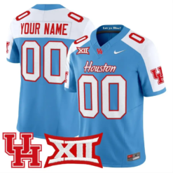 Custom Houston Cougars Jersey Name, Number 2026 Vapor Limited Stitched by My Store NCAA Football Jerseys