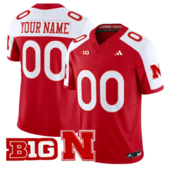 Custom Nebraska Cornhuskers Jersey 2026 Vapor Limited Stitched by My Store NCAA Football Jerseys