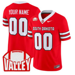 Custom South Dakota Jersey Name, Number 2026 Vapor Limited Stitched by My Store NCAA Football Jerseys