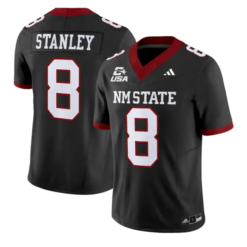 Dijon Stanley Jersey #8 New Mexico State 2026 Vapor Limited Stitched by My Store NCAA Football Jerseys