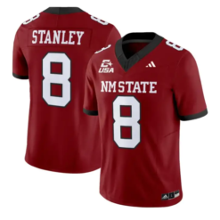 Dijon Stanley Jersey #8 New Mexico State 2026 Vapor Limited Stitched by My Store NCAA Football Jerseys
