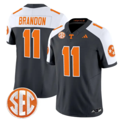 Faizon Brandon Jersey #11 Tennessee Vols 2026 Vapor Limited Stitched by My Store NCAA Football Jerseys