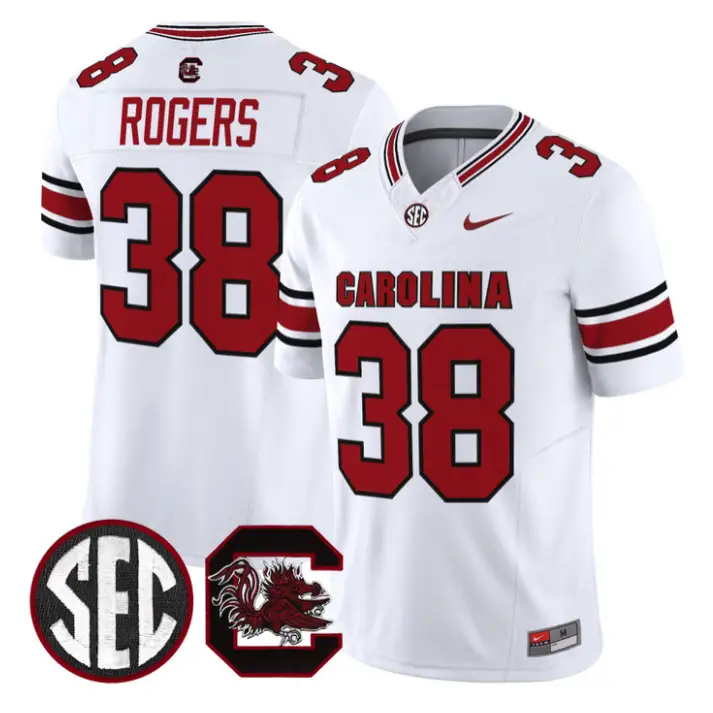 George Rogers Jersey #38 South Carolina Gamecocks 2026 Limited Stitched by My Store NCAA Football Jerseys