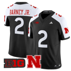 Jacory Barney Jr Jersey #2 Nebraska Cornhuskers 2026 Vapor Stitched by My Store NCAA Football Jerseys