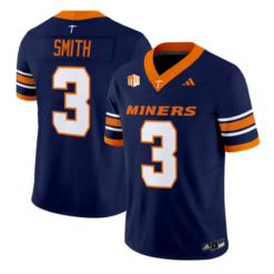 Jaden Smith Jersey #3 UTEP Miners 2016 Vapor Limited Stitched by My Store NCAA Football Jerseys