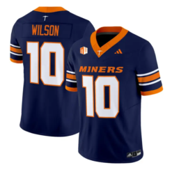 Jayden Wilson Jersey #10 UTEP Miners 2016 Vapor Limited Stitched by My Store NCAA Football Jerseys