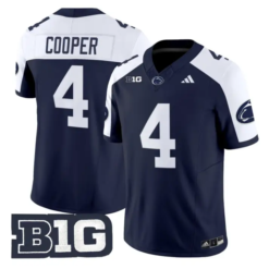 Jeremiah Cooper Jersey #4 Penn State Nittany 2026 Limited Stitched by My Store NCAA Football Jerseys
