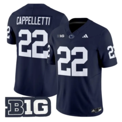 John Cappelletti Jersey #22 Penn State Nittany 2026 Limited Stitched by My Store NCAA Football Jerseys