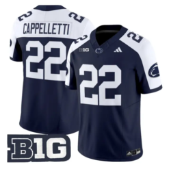 John Cappelletti Jersey #22 Penn State Nittany 2026 Limited Stitched by My Store NCAA Football Jerseys
