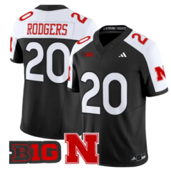 Johnny Rodgers Jersey #20 Nebraska Cornhuskers 2026 Vapor Stitched by My Store NCAA Football Jerseys