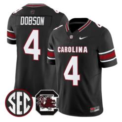 Joshua Dobson Jersey #4 South Carolina Gamecocks 2026 Limited Stitched by My Store NCAA Football Jerseys