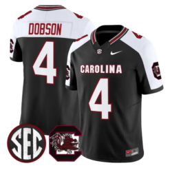 Joshua Dobson Jersey #4 South Carolina Gamecocks 2026 Limited Stitched by My Store NCAA Football Jerseys