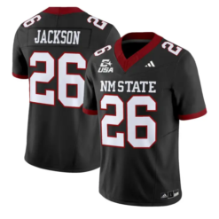Josiah Jackson Jersey #26 New Mexico State 2026 Vapor Limited Stitched by My Store NCAA Football Jerseys