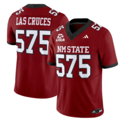 Las Cruces Jersey #575 New Mexico State 2026 Vapor Limited Stitched by My Store NCAA Football Jerseys