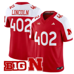 Lincoln Jersey #402 Nebraska Cornhuskers 2026 Vapor Limited Stitched by My Store NCAA Football Jerseys