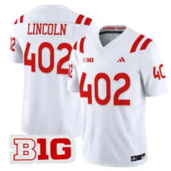 Lincoln Jersey #402 Nebraska Cornhuskers 2026 Vapor Limited Stitched by My Store NCAA Football Jerseys