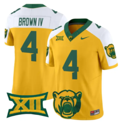Louis Brown IV Jersey #4 Baylor Bears 2026 Vapor Limited Stitched by My Store NCAA Football Jerseys