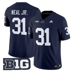 Marcus Neal Jr Jersey #31 Penn State Nittany 2026 Limited Stitched by My Store NCAA Football Jerseys