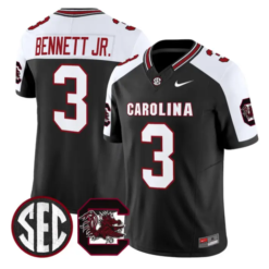 Mazeo Bennett Jr Jersey #3 South Carolina Gamecocks 2026 Limited Stitched by My Store NCAA Football Jerseys