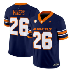 Miners Jersey #26 UTEP Miners 2016 Vapor Limited Stitched by My Store NCAA Football Jerseys