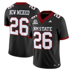 New Mexico Jersey #26 New Mexico State 2026 Vapor Limited Stitched by My Store NCAA Football Jerseys