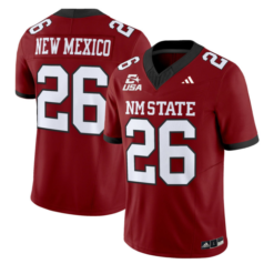 New Mexico Jersey #26 New Mexico State 2026 Vapor Limited Stitched by My Store NCAA Football Jerseys