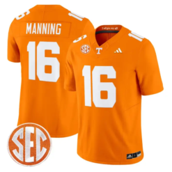 Peyton Manning Jersey #16 Tennessee Vols 2026 Vapor Limited Stitched by My Store NCAA Football Jerseys