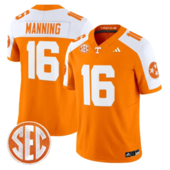 Peyton Manning Jersey #16 Tennessee Vols 2026 Vapor Limited Stitched by My Store NCAA Football Jerseys