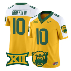 Robert Griffin IIIJersey #10 Baylor Bears 2026 Vapor Limited Stitched by My Store NCAA Football Jerseys