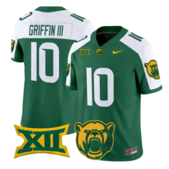 Robert Griffin IIIJersey #10 Baylor Bears 2026 Vapor Limited Stitched by My Store NCAA Football Jerseys