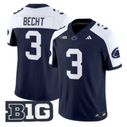 Rocco Becht Jersey #3 Penn State Nittany 2026 Limited Stitched by My Store NCAA Football Jerseys