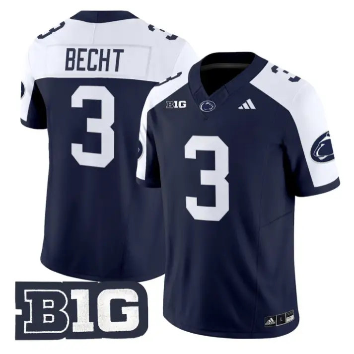 Rocco Becht Jersey #3 Penn State Nittany 2026 Limited Stitched by My Store NCAA Football Jerseys
