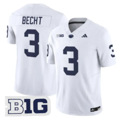 Rocco Becht Jersey #3 Penn State Nittany 2026 Limited Stitched by My Store NCAA Football Jerseys