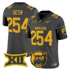 Sic'Em Jersey #254 Baylor Bears 2026 Vapor Limited Stitched by My Store NCAA Football Jerseys