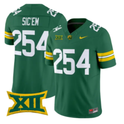 Sic'Em Jersey #254 Baylor Bears 2026 Vapor Limited Stitched by My Store NCAA Football Jerseys