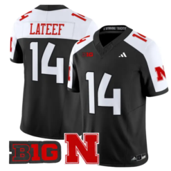 TJ Lateef Jersey #14 Nebraska Cornhuskers 2026 Vapor Stitched by My Store NCAA Football Jerseys