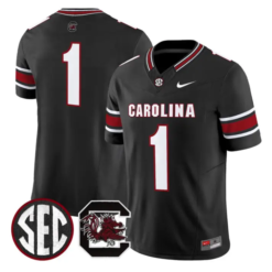 Team Jersey #1 South Carolina Gamecocks 2026 Limited Stitched by My Store NCAA Football Jerseys