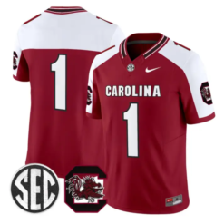 Team Jersey #1 South Carolina Gamecocks 2026 Limited Stitched by My Store NCAA Football Jerseys