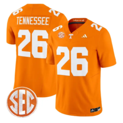 Tennessee Jersey #26 Tennessee Vols 2026 Vapor Limited Stitched by My Store NCAA Football Jerseys