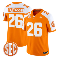Tennessee Jersey #26 Tennessee Vols 2026 Vapor Limited Stitched by My Store NCAA Football Jerseys