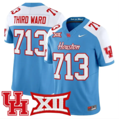 Third Ward Jersey #713 Houston Cougars 2026 Vapor Limited Stitched by My Store NCAA Football Jerseys