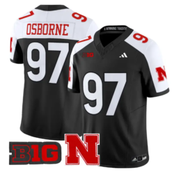 Tom Osborne Jersey #97 Nebraska Cornhuskers 2026 Vapor Stitched by My Store NCAA Football Jerseys