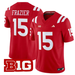 Tommie Frazier Jersey #15 Nebraska Cornhuskers 2026 Vapor Stitched by My Store NCAA Football Jerseys