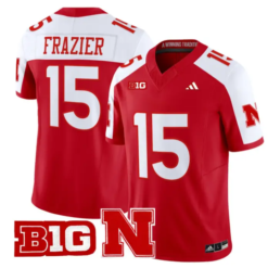Tommie Frazier Jersey #15 Nebraska Cornhuskers 2026 Vapor Stitched by My Store NCAA Football Jerseys