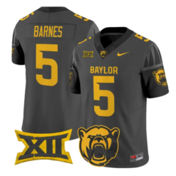 Travion Barnes Jersey #5 Baylor Bears 2026 Vapor Limited Stitched by My Store NCAA Football Jerseys