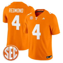Ty Redmond Jersey #4 Tennessee Vols 2026 Vapor Limited Stitched by My Store NCAA Football Jerseys